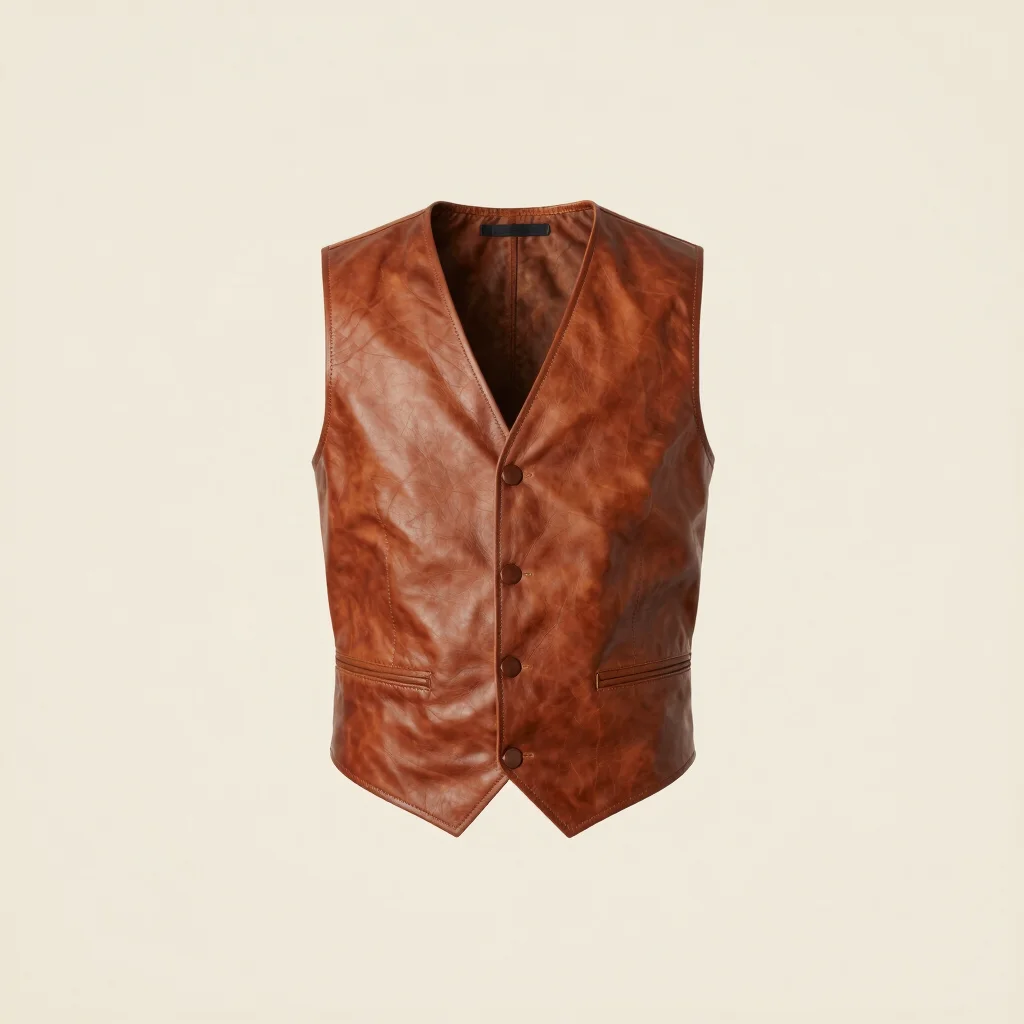 Tobacco Tailored Vest