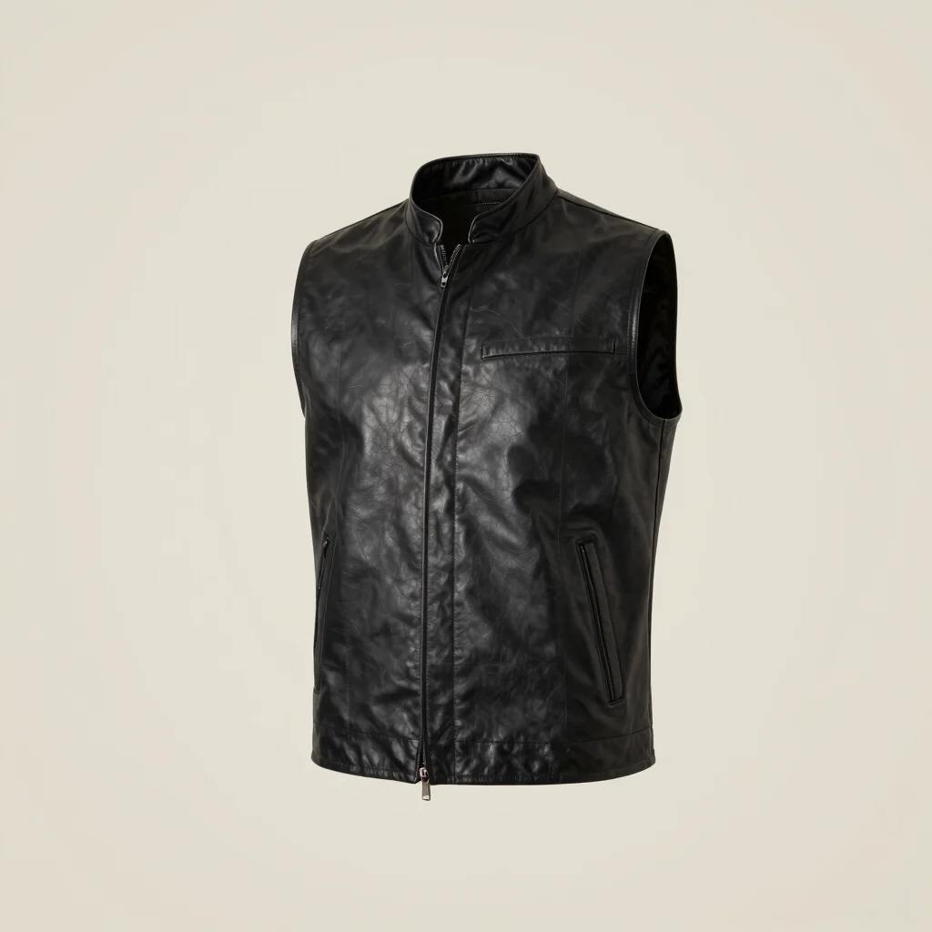 Black Seamline Vest