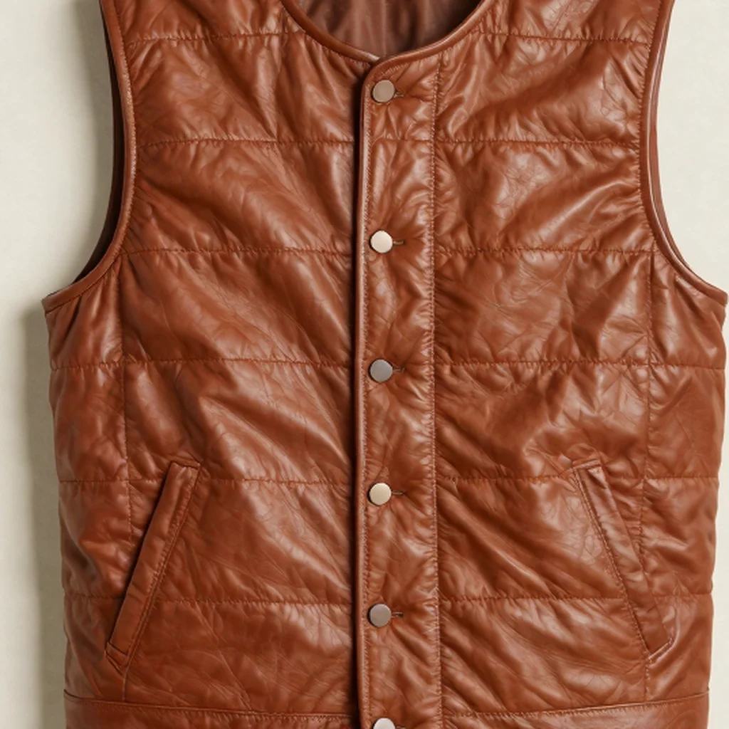 Chestnut Quilted Vest